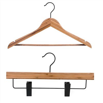 Hangers tal-bambu Eco-friendly