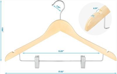 Klipps tal-metall Premium Hangers tal-qliezet tal-injam